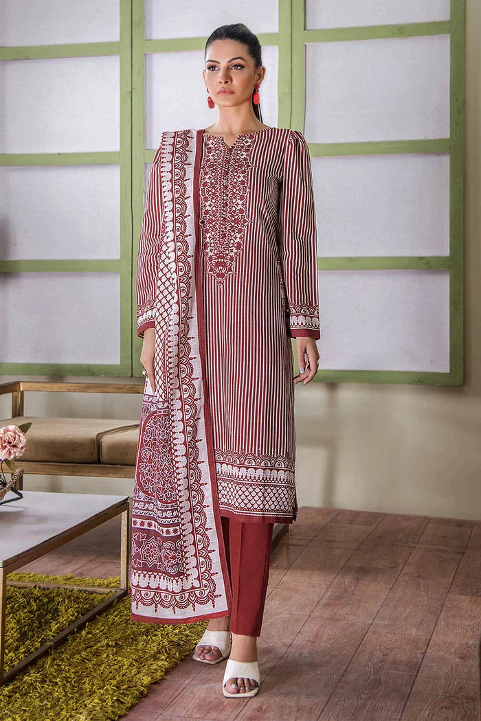 Khas Fashion Rozanah Khaddar 3pc Suit KKH-2223