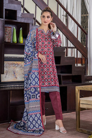 Khas Fashion Rozanah Khaddar 3pc Suit KKH-2224