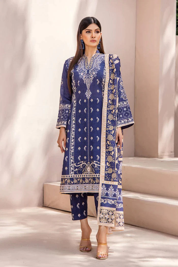 Khawab Nagar 3 Pcs Unstitched Khaddar Suit KKH-2228