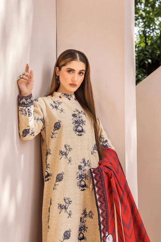Khawab Nagar 3 Pcs Unstitched Khaddar Suit KKH-2232