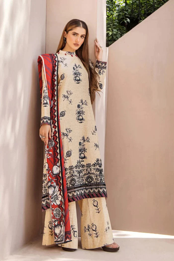Khawab Nagar 3 Pcs Unstitched Khaddar Suit KKH-2232