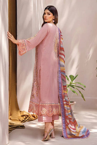 Khas Fashion Salai Karhai Emb Cambric Unstitched 3pc Suit KSE-1937