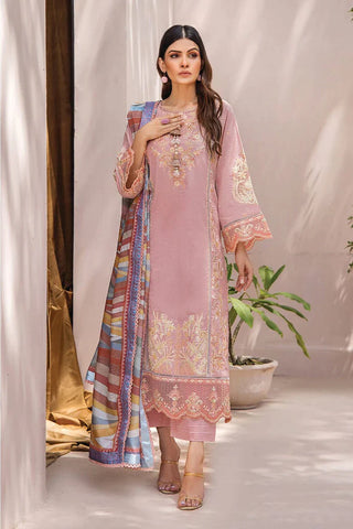 Khas Fashion Salai Karhai Emb Cambric Unstitched 3pc Suit KSE-1937