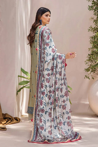 Khas Fashion Salai Karhai Emb Cambric Unstitched 3pc Suit KSE-1938