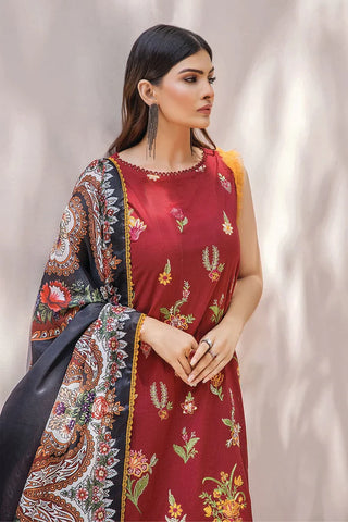 Khas Fashion Salai Karhai Emb Cambric Unstitched 3pc Suit KSE-1939