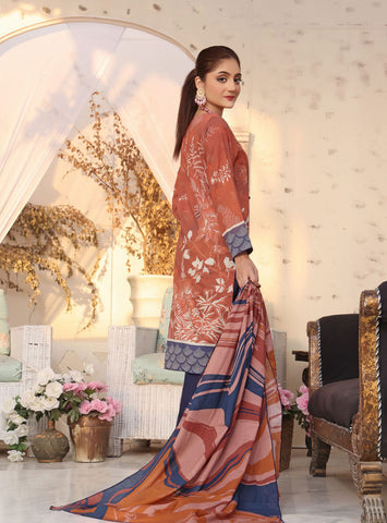 ZOELLA – DIGITAL PRINTED LAWN- 3P BASEERAT