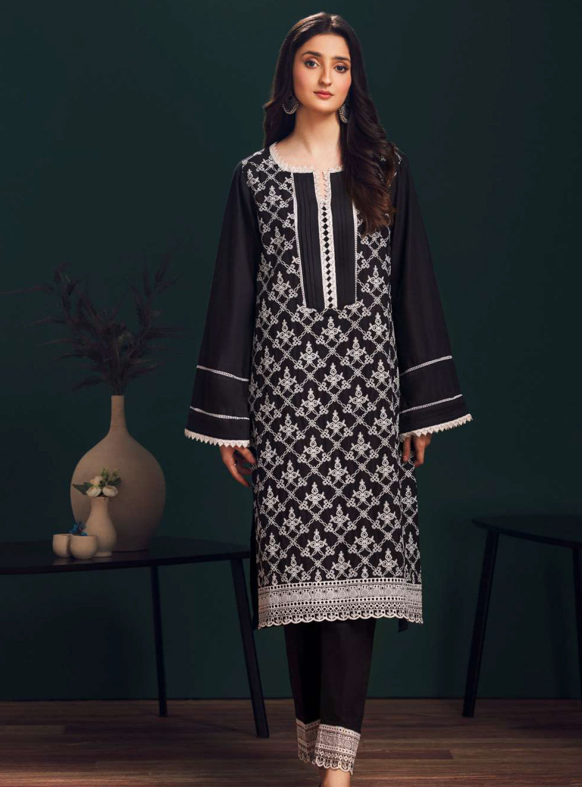Motifz Schiffli Embroidered Lawn Stitched