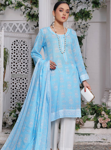 Zoella 3 Pc Digital Printed Lawn Summer Collection