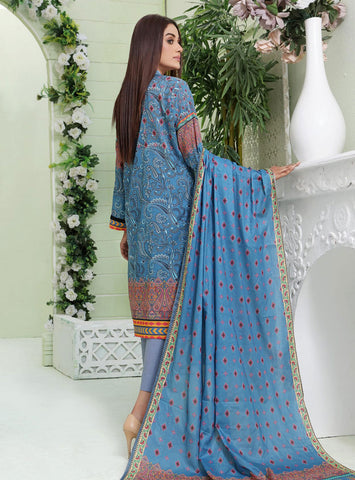 ZOELLA – DIGITAL PRINTED LAWN- 3P BASEERAT