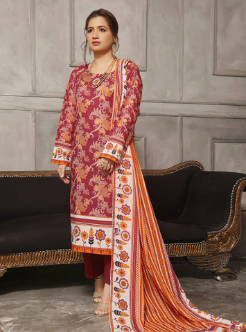 ZOELLA MOTHER COLLECTION – PRINTED LAWN – 3P