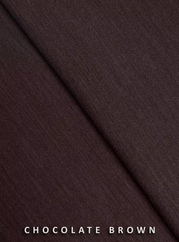Men's Chocolate Brown Unstitched - EMUB22S