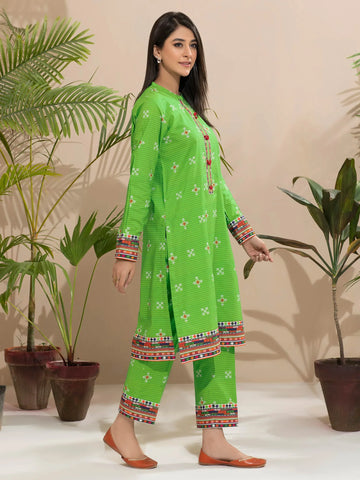 Limelight Winter printed Khaddar Unstitched Single Shirt U2497 Green