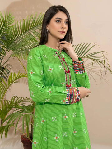 Limelight Winter printed Khaddar Unstitched Single Shirt U2497 Green