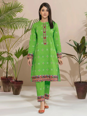 Limelight Winter printed Khaddar Unstitched Single Shirt U2497 Green