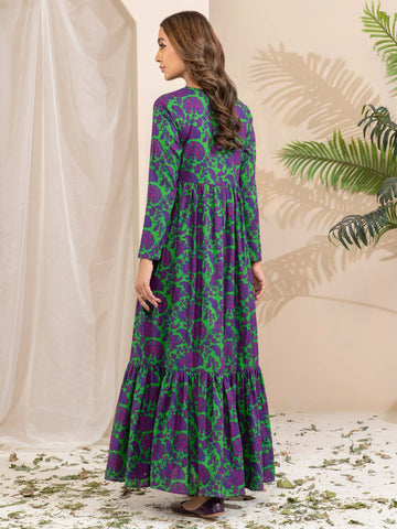 Limelight Winter printed Khaddar Unstitched Single Shirt U2498 Green