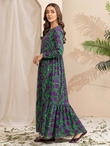 Limelight Winter printed Khaddar Unstitched Single Shirt U2498 Green