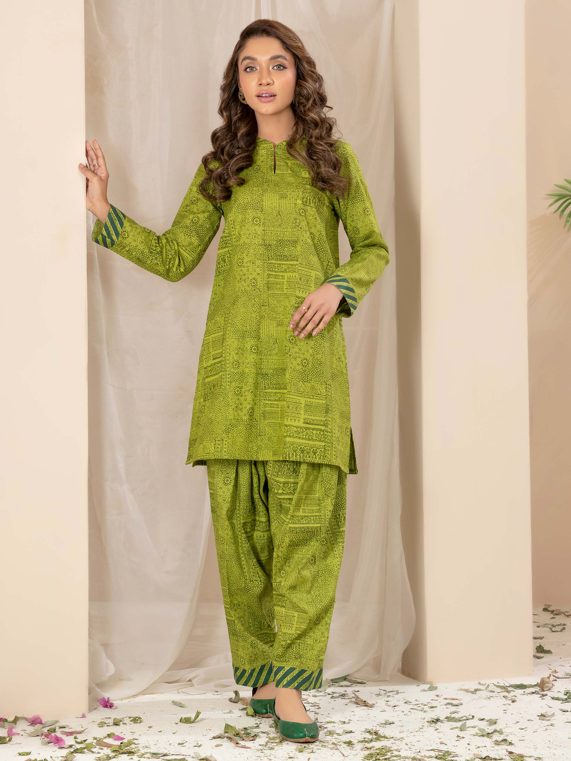 Limelight Winter printed Khaddar Unstitched Single Shirt U2509