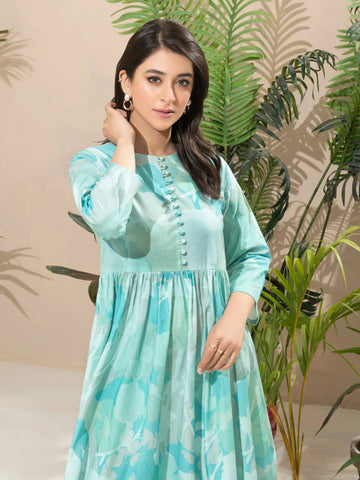 Limelight Winter printed Khaddar Unstitched Single Shirt U2510 Ferozi