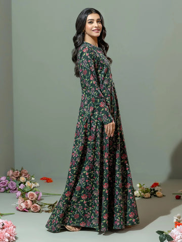 Limelight Winter printed khaddar Unstitched Single Shirt U3084 Green