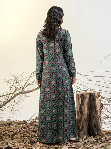 Limelight Winter printed khaddar Unstitched Single Shirt U3096 Plum