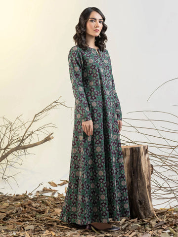 Limelight Winter printed khaddar Unstitched Single Shirt U3096 Plum
