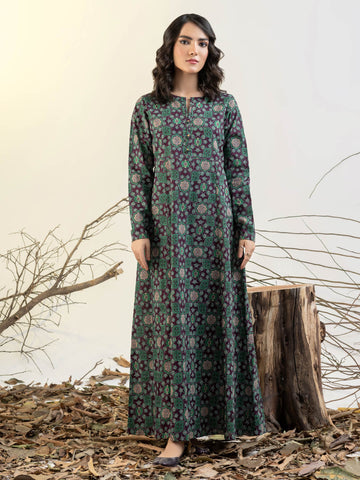 Limelight Winter printed khaddar Unstitched Single Shirt U3096 Plum