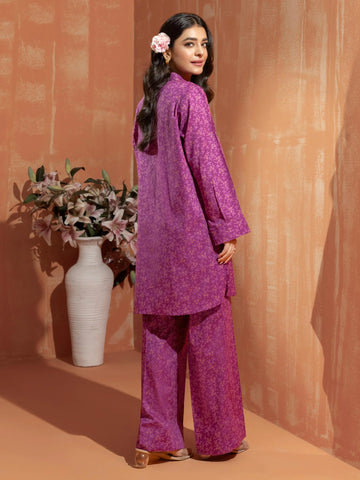 Limelight Winter printed cotton Unstitched Single Shirt U3111 Purple