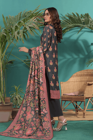 Zoella Araaish Karandi Unstitched 3pc Suit ZLKAR-0008