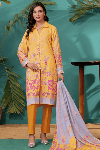 Zoella Araaish Khaddar Unstitched 3pc Suit ZLKHD-0002