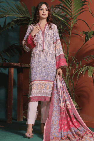 Zoella Araaish Khaddar Unstitched 3pc Suit ZLKHD-0006