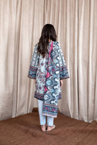 Zellbury Three Piece Cambric Dress (WUCX-343)