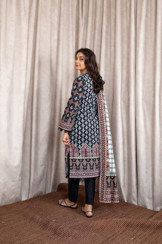 Zellbury Three Piece Cambric Dress (WUC-346)