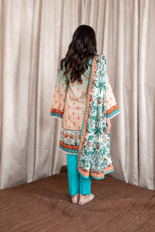 Zellbury Three Piece Cambric Dress (WUC-350)
