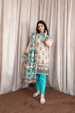 Zellbury Three Piece Cambric Dress (WUC-350)