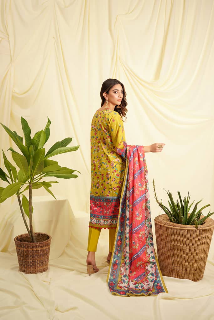 Zellbury Three Piece Cambric Dress (WUC-354)