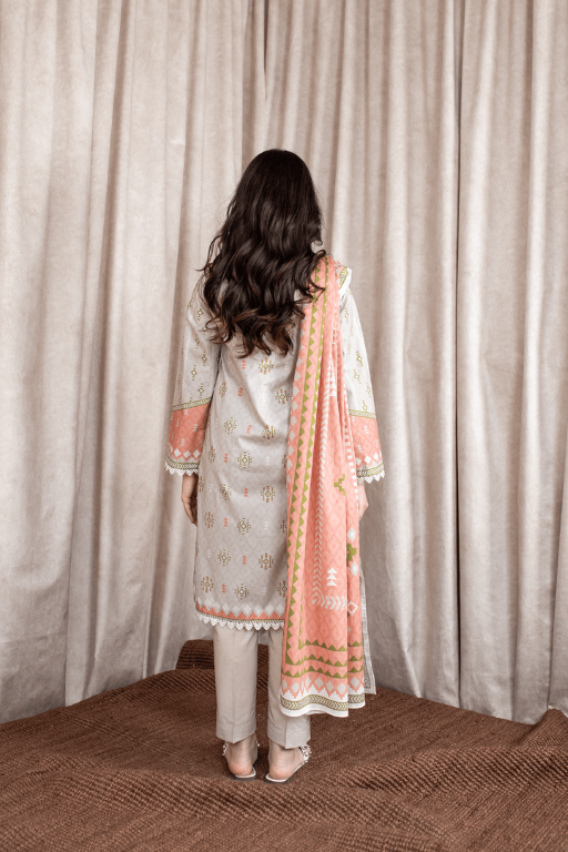 Zellbury Three Piece Cambric Dress (WUC-363)