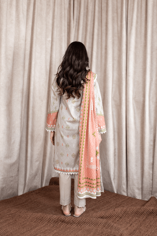 Zellbury Three Piece Cambric Dress (WUC-363)
