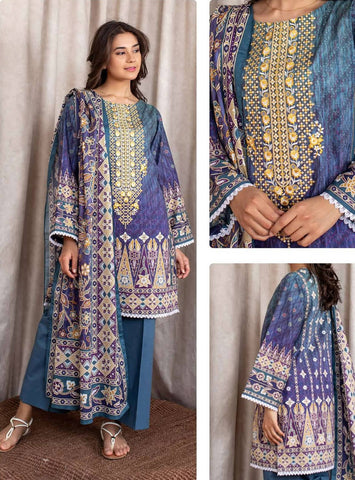 Zellbury Three Piece Cambric Dress (WUCE-368)
