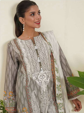 Zellbury Three Piece Cambric Dress (WUCE-365)