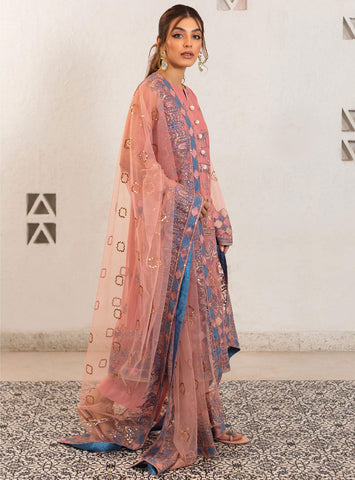 Zellbury Unstitched Embroidered Dress (MS-231)