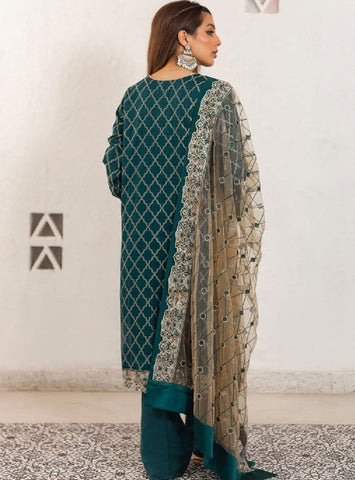 Zellbury Unstitched Embroidered Dress (MS-232)