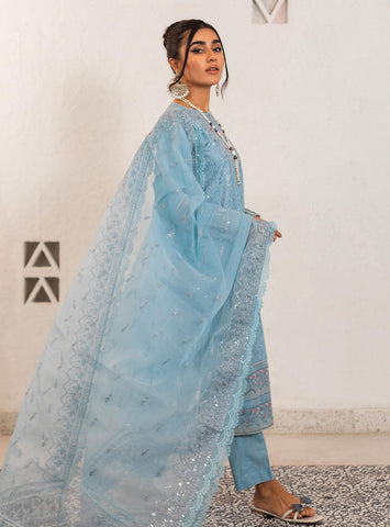 Zellbury Unstitched Embroidered Dress (MS-233)