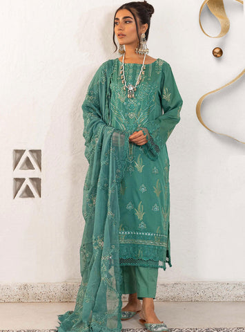 Zellbury Unstitched Embroidered Dress (MS-234)