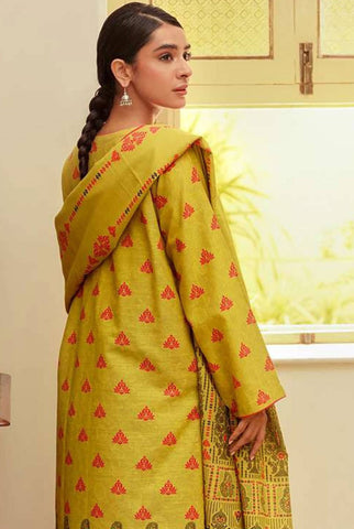Zellbury Unstitched printed Khaddar Dress(MS-373)