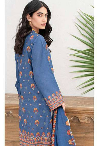 Zellbury Unstitched printed Khaddar Dress(MS-393)