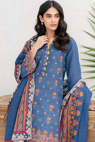 Zellbury Unstitched printed Khaddar Dress(MS-393)