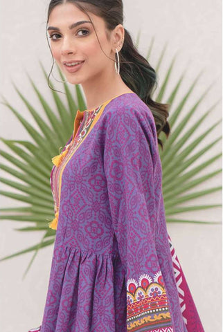 Zellbury Unstitched printed Khaddar Dress(MS-396)