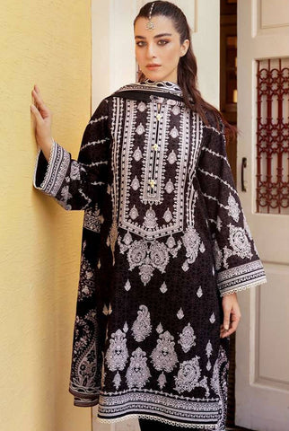 Zellbury Unstitched printed Khaddar Dress(MS-397)