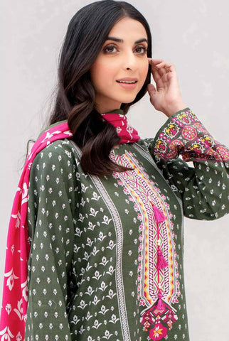 Zellbury Unstitched printed Khaddar Dress(MS-401)