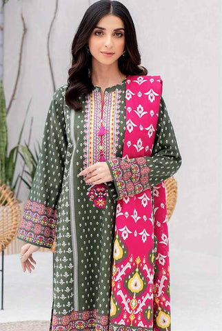 Zellbury Unstitched printed Khaddar Dress(MS-401)